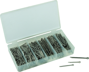 555 Pc. Stainless Cotter Pin Assortment - 1/16" x 1" - 5/32 x 2 1/2"; stainless steel - Top Tool & Supply