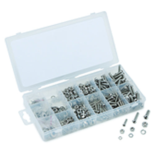 100 Pieces - Metric Nylon Locknut Assortment - M4 - M12 - Top Tool & Supply