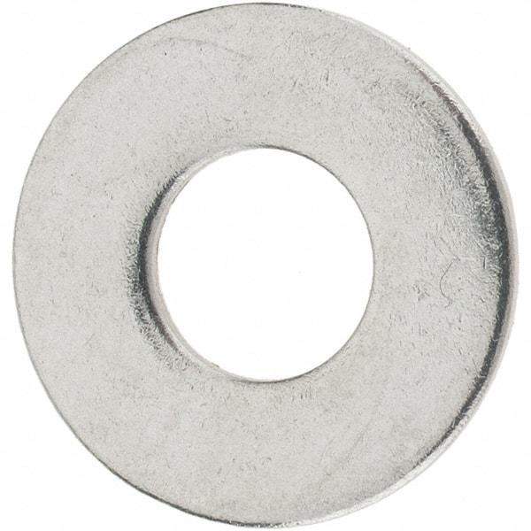 Value Collection - 1/4" Screw, Grade 18-8 Stainless Steel Flat Washer - 0.312" ID x 0.734" OD, 0.065" Thick - Top Tool & Supply