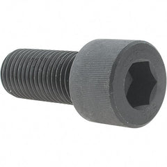 Value Collection - M30x3.50 Metric Coarse Hex Socket Drive, Socket Cap Screw - Grade 12.9 Alloy Steel, Black Oxide Finish, Fully Threaded, 70mm Length Under Head - Top Tool & Supply