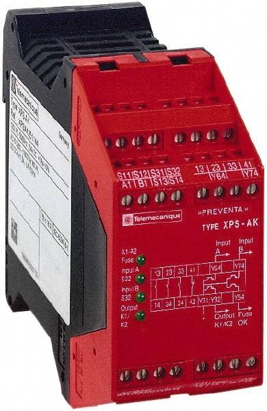 Schneider Electric - 115 VAC & 24 VDC, 9 VA Power Rating, Electromechanical & Solid State Screw Clamp General Purpose Relay - 10 Amp at 24 VDC, 90mm Wide x 99mm High x 114mm Deep - Top Tool & Supply