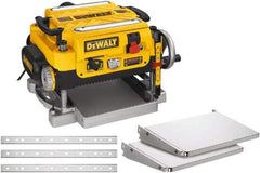 DeWALT - 115 Volt, 15 Amp, 10,000 RPM, Bench Planer - 1/8 Inch Depth of Cut, 13 Inch Wide, 6 Inch Depth Capacity - Top Tool & Supply