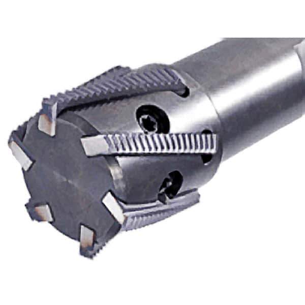 Iscar - 1.26" Cut Diam, 2.36" Max Depth of Cut, 1-1/4" Shank Diam, Internal/External Indexable Thread Mill - Insert Style MTH-BSPT, MTH-F, MTH-ISO, MTH-NPT, MTH-UN, MTH-W, 1.26" Insert Size, 5 Inserts, Toolholder Style MTSRH, 5" OAL - Top Tool & Supply