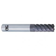 3mm x 6mm x 8mm x 60mm 6Fl 0.5mm C/R Carbide End Mill - WXS - Top Tool & Supply