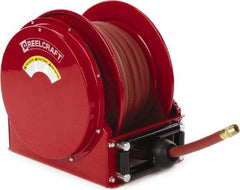 Reelcraft - 50' Spring Retractable Hose Reel - 300 psi, Hose Included - Top Tool & Supply