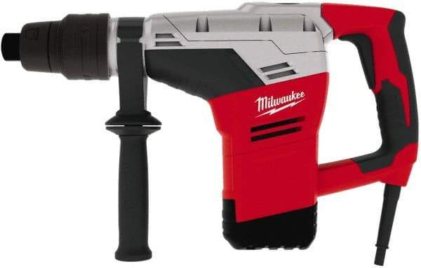 Milwaukee Tool - 120 Volt 1-9/16" Spline Chuck Electric Rotary Hammer - 0 to 3,000 BPM, 0 to 450 RPM - Top Tool & Supply