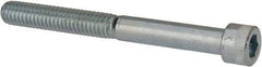 Made in USA - 5/16-18 UNC Hex Socket Drive, Socket Cap Screw - Alloy Steel, Zinc-Plated Finish, Partially Threaded, 3" Length Under Head - Top Tool & Supply