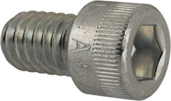 Made in USA - 5/16-18 UNC Hex Socket Drive, Socket Cap Screw - Alloy Steel, Zinc-Plated Finish, Fully Threaded, 1/2" Length Under Head - Top Tool & Supply