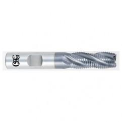 3/8 x 3/8 x 3/8 x 2-5/32 3 Fl HSS-CO Roughing Non-Center Cutting End Mill -  TiALN - Top Tool & Supply