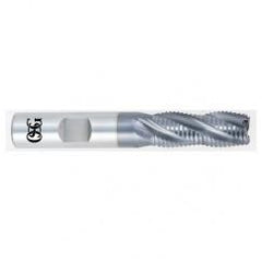 3/4 x 3/4 x 3/4 x 2-7/8 3 Fl HSS-CO Roughing Non-Center Cutting End Mill -  TiCN - Top Tool & Supply