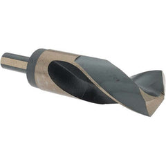 Made in USA - 1-3/16" High Speed Steel, 118° Point, Round with Flats Shank Maintenance Drill Bit - Top Tool & Supply