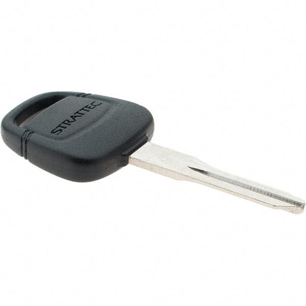 Value Collection - Strattec Transponder Key Blank - Nickel/Plastic - Top Tool & Supply