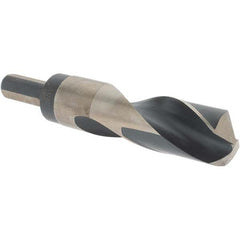 Made in USA - 31/32" High Speed Steel, 135° Point, Round with Flats Shank Maintenance Drill Bit - Top Tool & Supply