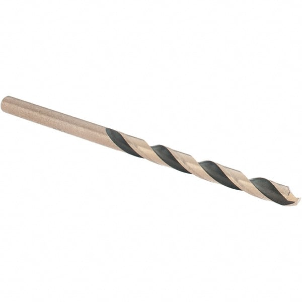 Made in USA - 3.5mm High Speed Steel, 135° Point, Straight Shank Maintenance Drill Bit - Top Tool & Supply