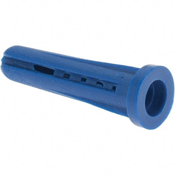 Value Collection - #8 to #10 Screw, 3/16" Diam, 7/8" Long, Plug Drywall & Hollow Wall Anchor - Plastic, Use with Concrete/Masonry, Drywall & Wallboard - Top Tool & Supply