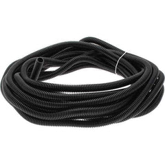 Value Collection - 25' Long, Flexible Wire Loom Conduit - Plastic, 3/8" ID - Top Tool & Supply