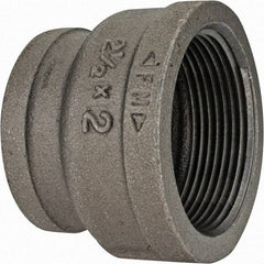 Value Collection - Size 3 x 2", Class 150, Malleable Iron Galvanized Pipe Reducing Bushing - 150 psi, Threaded End Connection - Top Tool & Supply