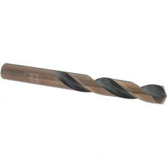 Import - 7/16" High Speed Steel, 135° Point, Round with Flats Shank Maintenance Drill Bit - Top Tool & Supply