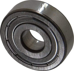 SKF - 10mm Bore Diam, 30mm OD, Double Shield Deep Groove Radial Ball Bearing - 9mm Wide, 1 Row, Round Bore, 2,360 Nm Static Capacity, 5,400 Nm Dynamic Capacity - Top Tool & Supply