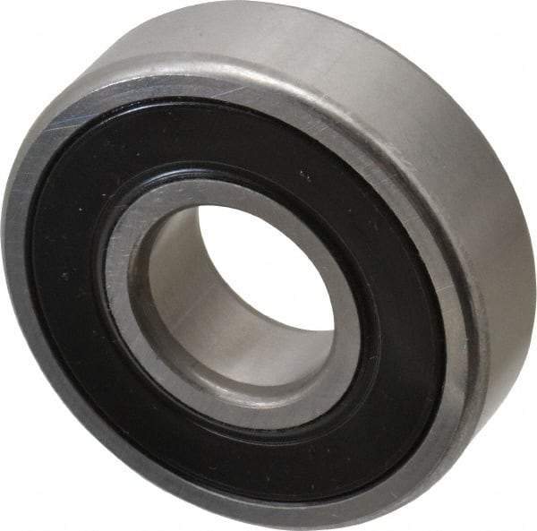 SKF - 20mm Bore Diam, 52mm OD, Double Seal Deep Groove Radial Ball Bearing - 15mm Wide, 1 Row, Round Bore, 7,800 Nm Static Capacity, 16,800 Nm Dynamic Capacity - Top Tool & Supply