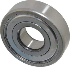 SKF - 20mm Bore Diam, 52mm OD, Double Shield Deep Groove Radial Ball Bearing - 15mm Wide, 1 Row, Round Bore, 7,800 Nm Static Capacity, 16,800 Nm Dynamic Capacity - Top Tool & Supply