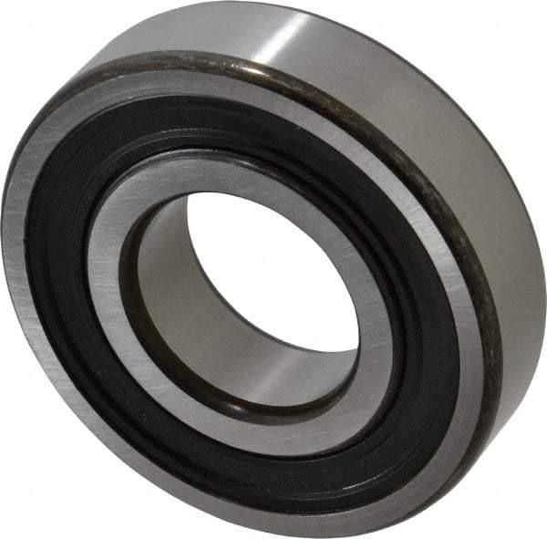 SKF - 40mm Bore Diam, 90mm OD, Double Seal Deep Groove Radial Ball Bearing - 23mm Wide, 1 Row, Round Bore, 24,000 Nm Static Capacity, 42,300 Nm Dynamic Capacity - Top Tool & Supply