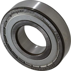 SKF - 45mm Bore Diam, 100mm OD, Double Shield Deep Groove Radial Ball Bearing - 25mm Wide, 1 Row, Round Bore, 31,500 Nm Static Capacity, 55,300 Nm Dynamic Capacity - Top Tool & Supply