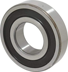 SKF - 55mm Bore Diam, 120mm OD, Double Seal Deep Groove Radial Ball Bearing - 29mm Wide, 1 Row, Round Bore, 45,000 Nm Static Capacity, 74,100 Nm Dynamic Capacity - Top Tool & Supply