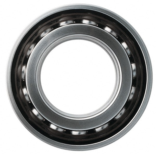 Angular Contact Ball Bearing: 65 mm Bore Dia, 140 mm OD, 33 mm OAW, Without Flange 40 ° Contact Angle, 80,000 lb Static Load, 108,000 lb Dynamic Load