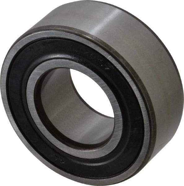 SKF - 30mm Bore Diam, 62mm OD, Double Seal Angular Contact Radial Ball Bearing - 23.8mm Wide, 2 Rows, Round Bore, 20,800 Lb Static Capacity, 28,600 Lb Dynamic Capacity - Top Tool & Supply