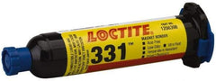 Loctite - 25 mL Cartridge Two Part Acrylic Adhesive - 0.33 min Working Time, 3,100 psi Shear Strength, Series 331 - Top Tool & Supply