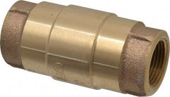 Strataflo - 3/4" Brass Check Valve - Inline, FNPT x FNPT, 200 WOG - Top Tool & Supply