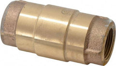 Strataflo - 3/4" Brass Check Valve - Inline, FNPT x FNPT, 400 WOG - Top Tool & Supply