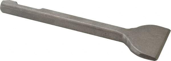 Ingersoll-Rand - 2" Head Width, 7" OAL, 1/2" Shank Diam, Scaling Chisel - CP Shank, Steel - Top Tool & Supply