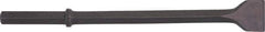 Ingersoll-Rand - 3" Head Width, 14" OAL, 1" Shank Diam, Scaling Chisel - Hex Drive, Hex Shank, Steel - Top Tool & Supply