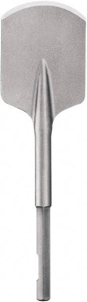 DeWALT - 4" Head Width, 4-1/2" OAL, 3/4" Shank Diam, Spade Chisel - Hex Drive, Hex Shank, Steel - Top Tool & Supply