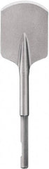 DeWALT - 4" Head Width, 4-1/2" OAL, 3/4" Shank Diam, Spade Chisel - Hex Drive, Hex Shank, Steel - Top Tool & Supply