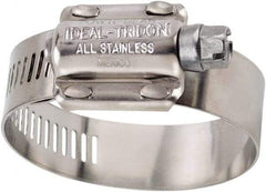 IDEAL TRIDON - SAE Size 862, 7-3/4 to 8-5/8" Diam, Stainless Steel High Torque Worm Drive Clamp - 5/8" Wide, Material Grade 304, Series 60 - Top Tool & Supply