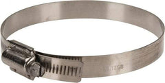 IDEAL TRIDON - SAE Size 512, 4-1/4 to 5-1/8" Diam, Stainless Steel High Torque Worm Drive Clamp - 5/8" Wide, Material Grade 304, Series 60 - Top Tool & Supply