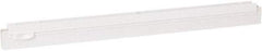 Vikan - 20" Rubber Blade Squeegee Refill - Double Edge, White, Plastic Holder - Top Tool & Supply