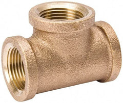 Value Collection - Class 125, 3/4" Internal Pipe, Red Brass Tee - MPT - Top Tool & Supply