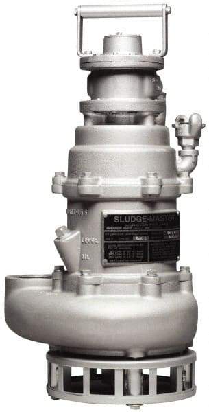 SandPIPER - 1/2" NPT, Submersible, Air Operated Diaphragm Pump - Aluminum Housing - Top Tool & Supply