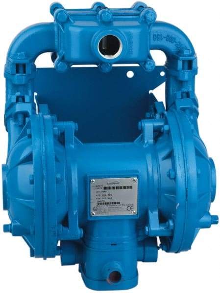 SandPIPER - Air Operated Diaphragm Pump - PTFE Diaphragm, Aluminum Housing - Top Tool & Supply