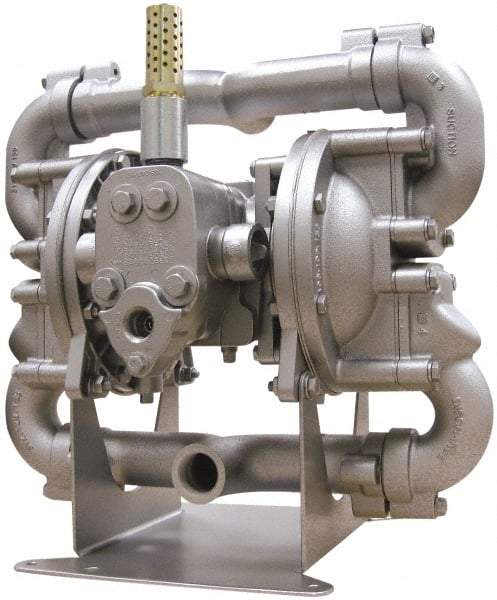 SandPIPER - Air Operated Diaphragm Pump - Neoprene Diaphragm, Aluminum Housing - Top Tool & Supply