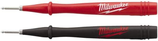 Milwaukee Tool - Red/Black Electrical Test Equipment Probe - Use with 2205-20, 2206-20, 2207-20, 2216-20, 2217-20, 2235-20, 2236-20, 2237-20, 2238-21 & 2239-21 Milwaukee Meters - Top Tool & Supply