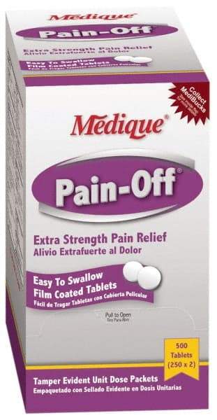 Medique - Pain-Off Tablets - Headache & Pain Relief - Top Tool & Supply