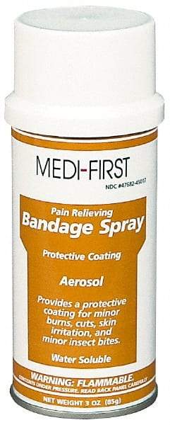 Medique - 3 oz Wound Care Spray - Comes in Aerosol Can, Bandage Spray - Top Tool & Supply