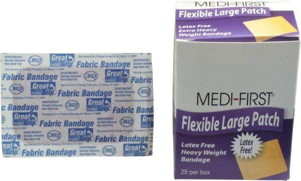 Medique - 3" Long x 2" Wide, General Purpose Pad - Woven Fabric Bandage, Latex Free - Top Tool & Supply