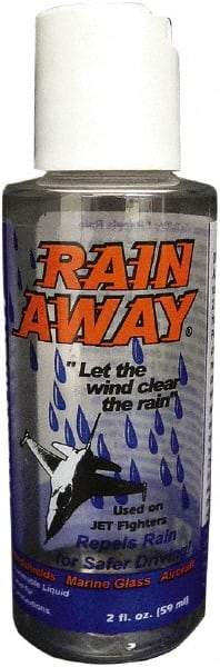 Rain Away - Isopropyl Alcohol Windshield Rain Repellent - 4 oz. Bottle - Top Tool & Supply