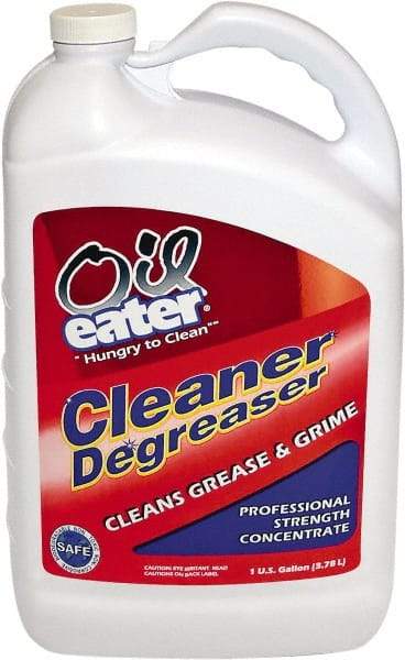 Oil Eater - 2-Butoxyethanol Multipurpose Cleaner/Degreaser - 1 Gal. Bottle, 30°F Freezing Point - Top Tool & Supply